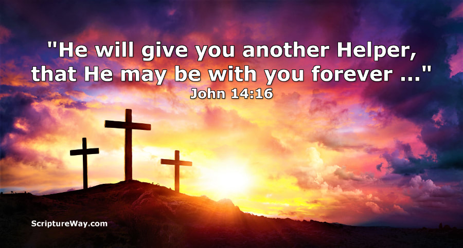 He Will Give You Another Helper - John 14:16 - 123RF Photo - Used Under License
