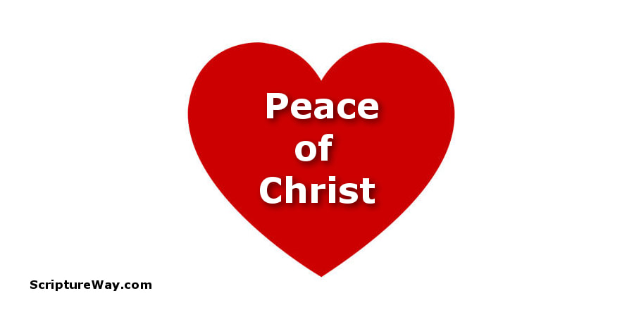 The Peace of Christ Ruling in Your Heart - Colossians 3:15 - figure by Whitney V. Myers